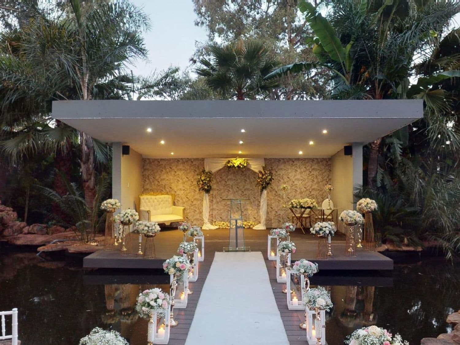 A professionally presented South African wedding venue